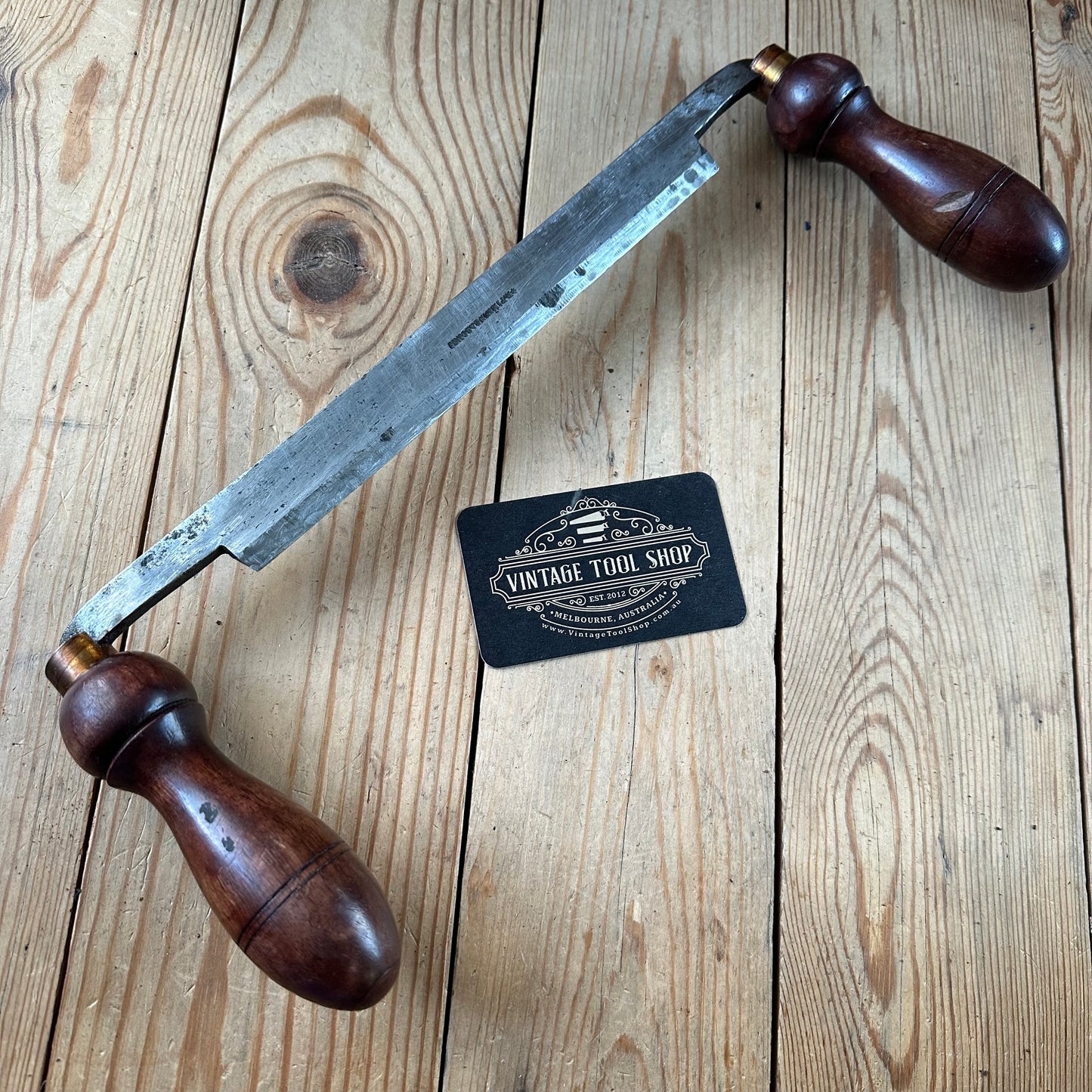 N1791 Vintage R.TIMMINS & SONS 8” DRAWKNIFE draw knife