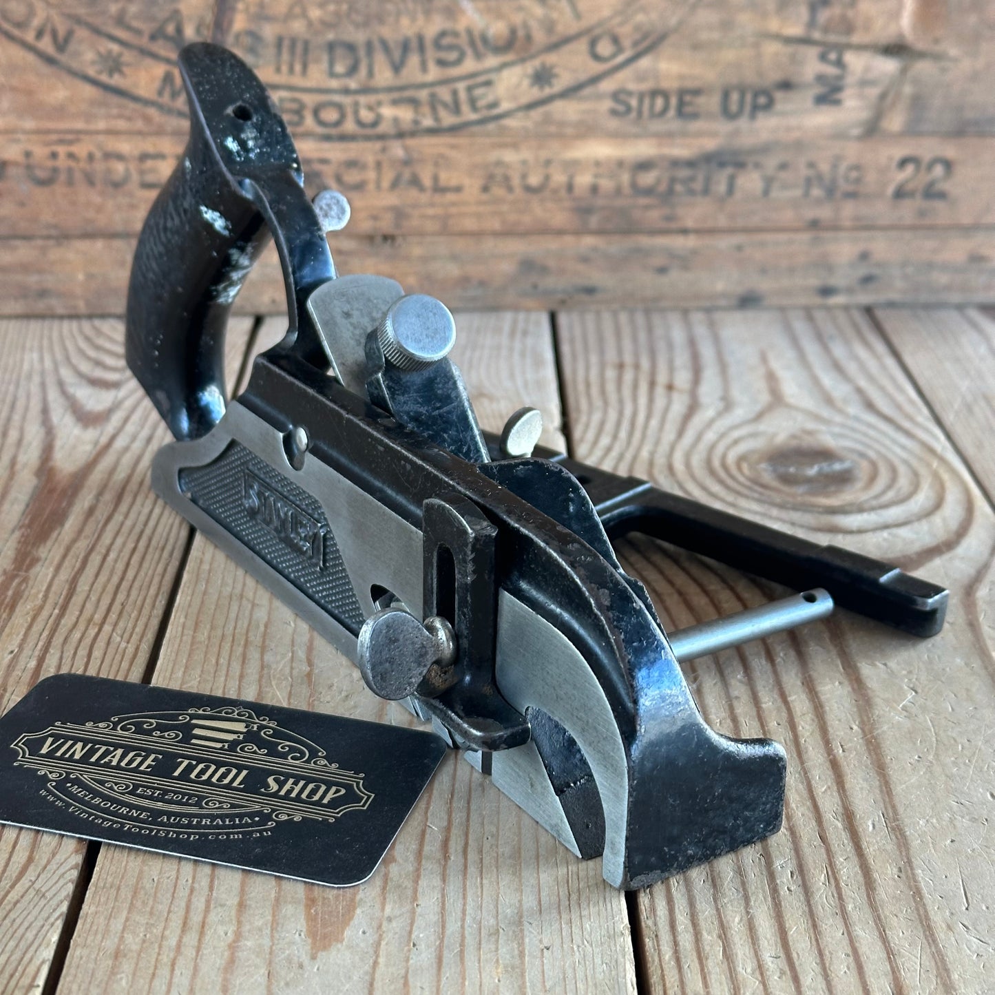 N606 Vintage STANLEY Canada SWEETHEART No.78 Duplex RABBET rebate plane