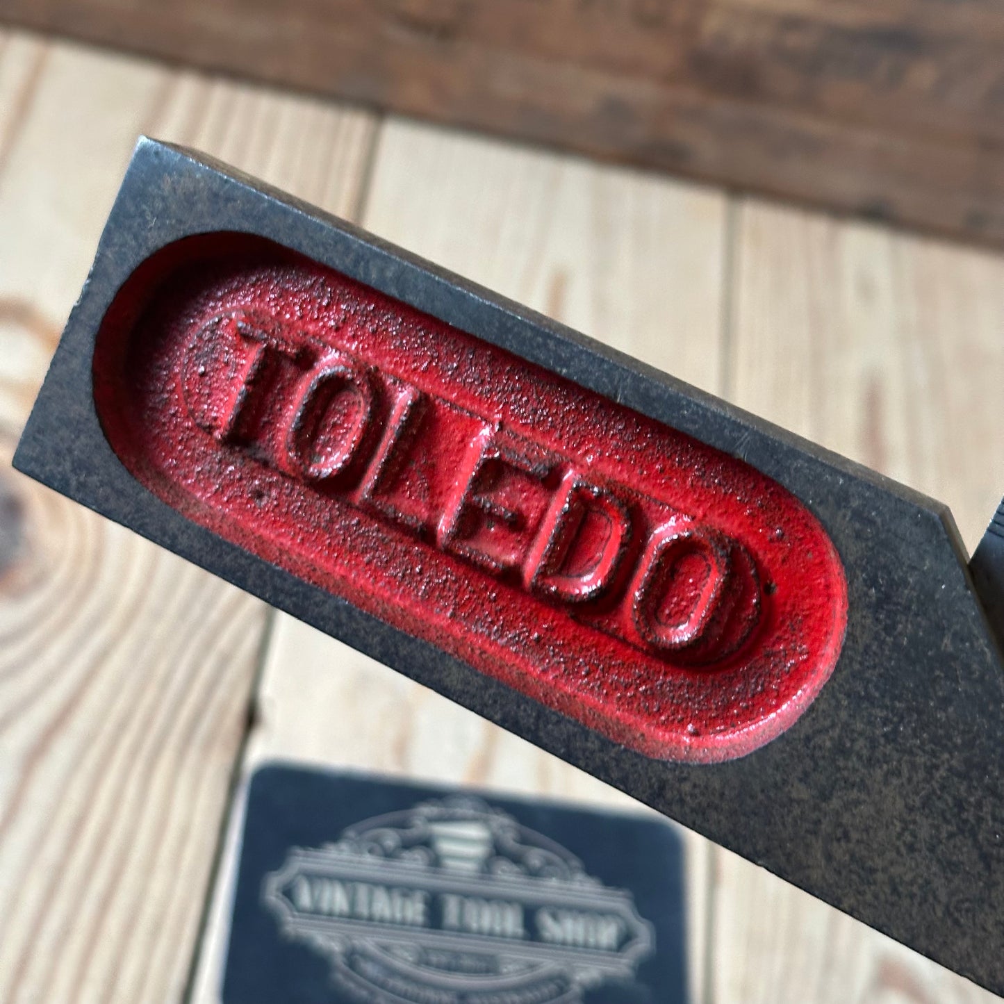 H2547 Vintage TOLEDO Japan 6” metal SQUARE