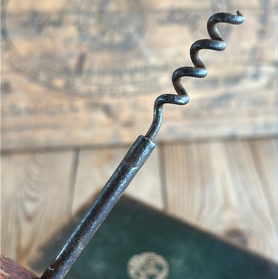 H870 Vintage wooden handle BOTTLE OPENER CORKSCREW