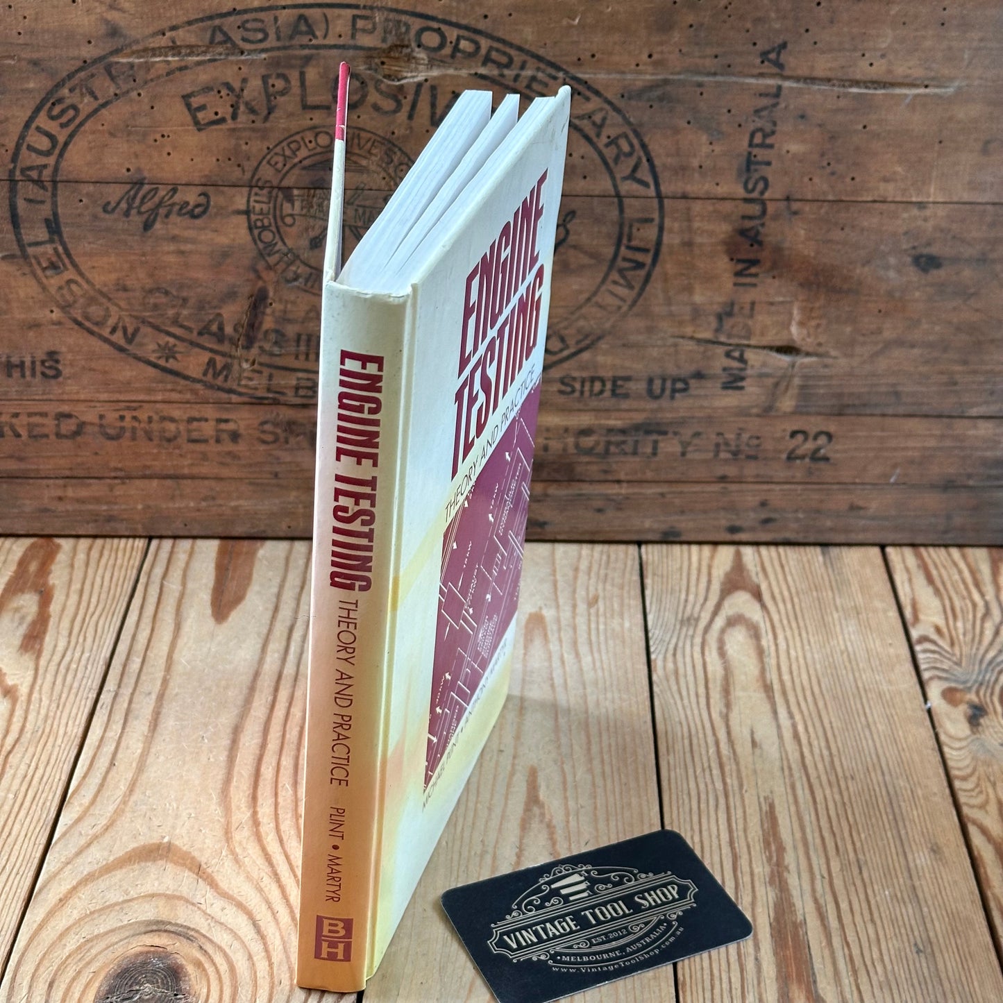 XBN63 Vintage BOOK ENGINE TESTING THEORY and PRACTICE by M.Plint & A.Martyr