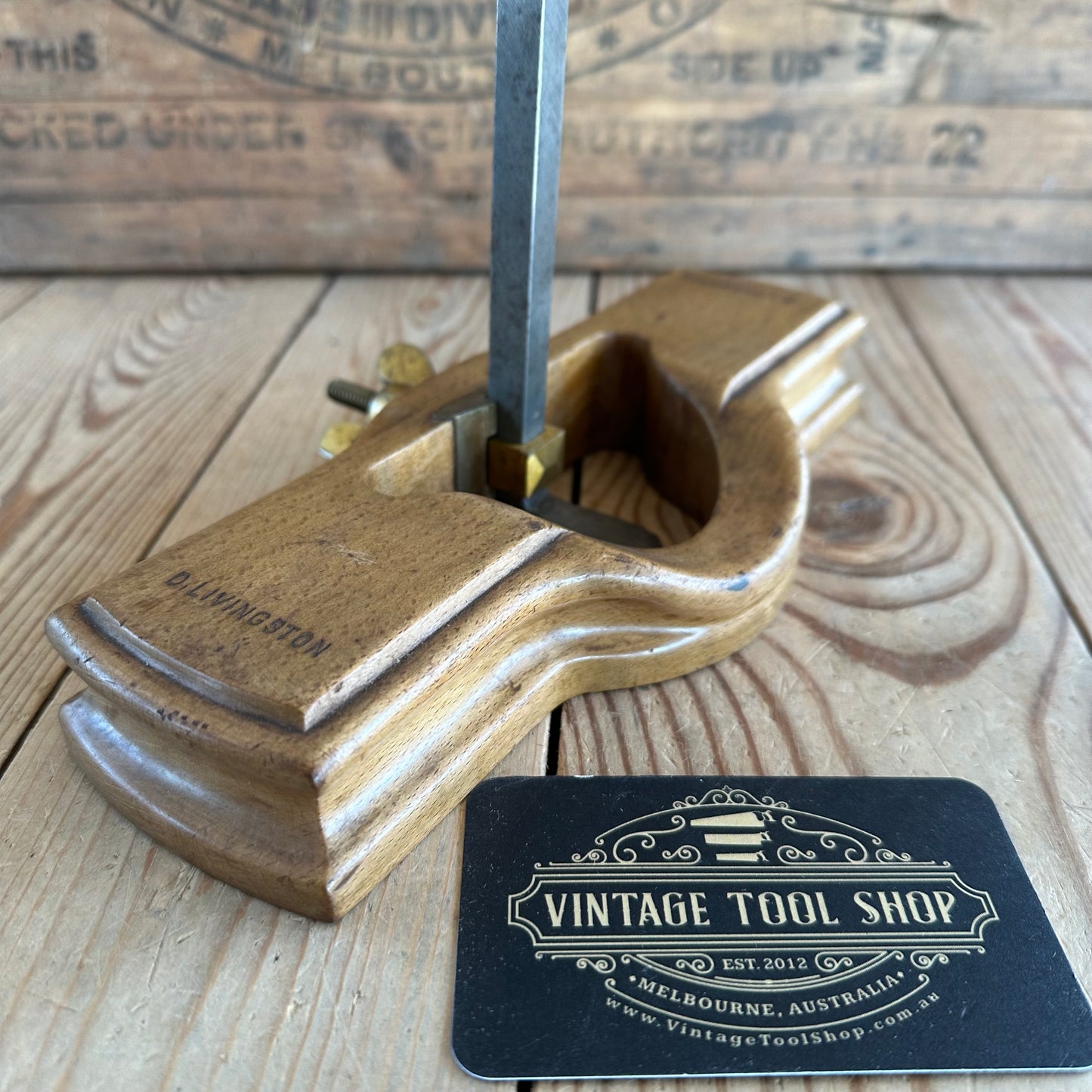 D1635 Vintage COOL WOODEN Router PLANE