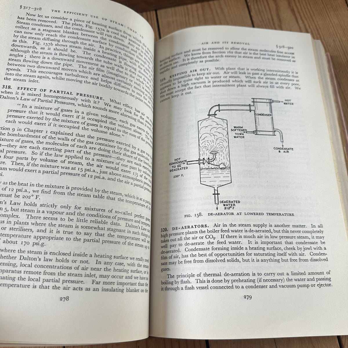 N2054 Vintage BOOK The EFFICIENT USE of STEAM by O.Lyle