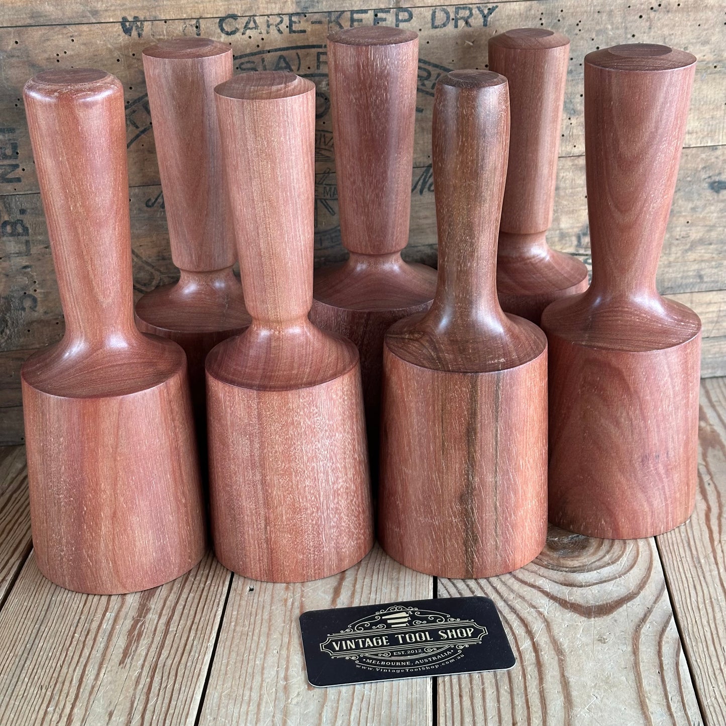 TR184-TR188 NEW! 1x Large QLD Yanderra hardwood carvers MALLET by Tony Ralph