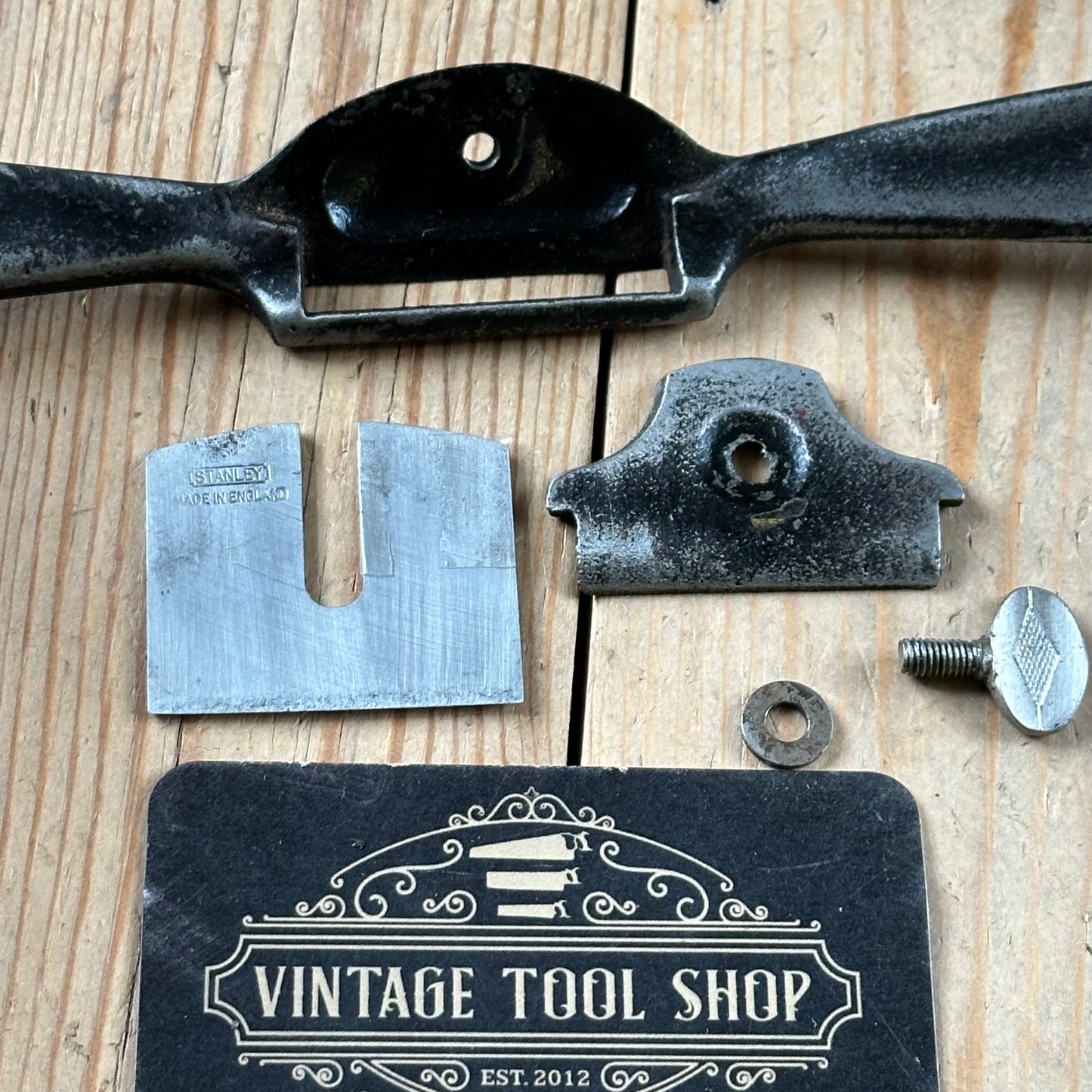 D2048 Vintage STANLEY England No:63 convex SPOKESHAVE Spoke shave