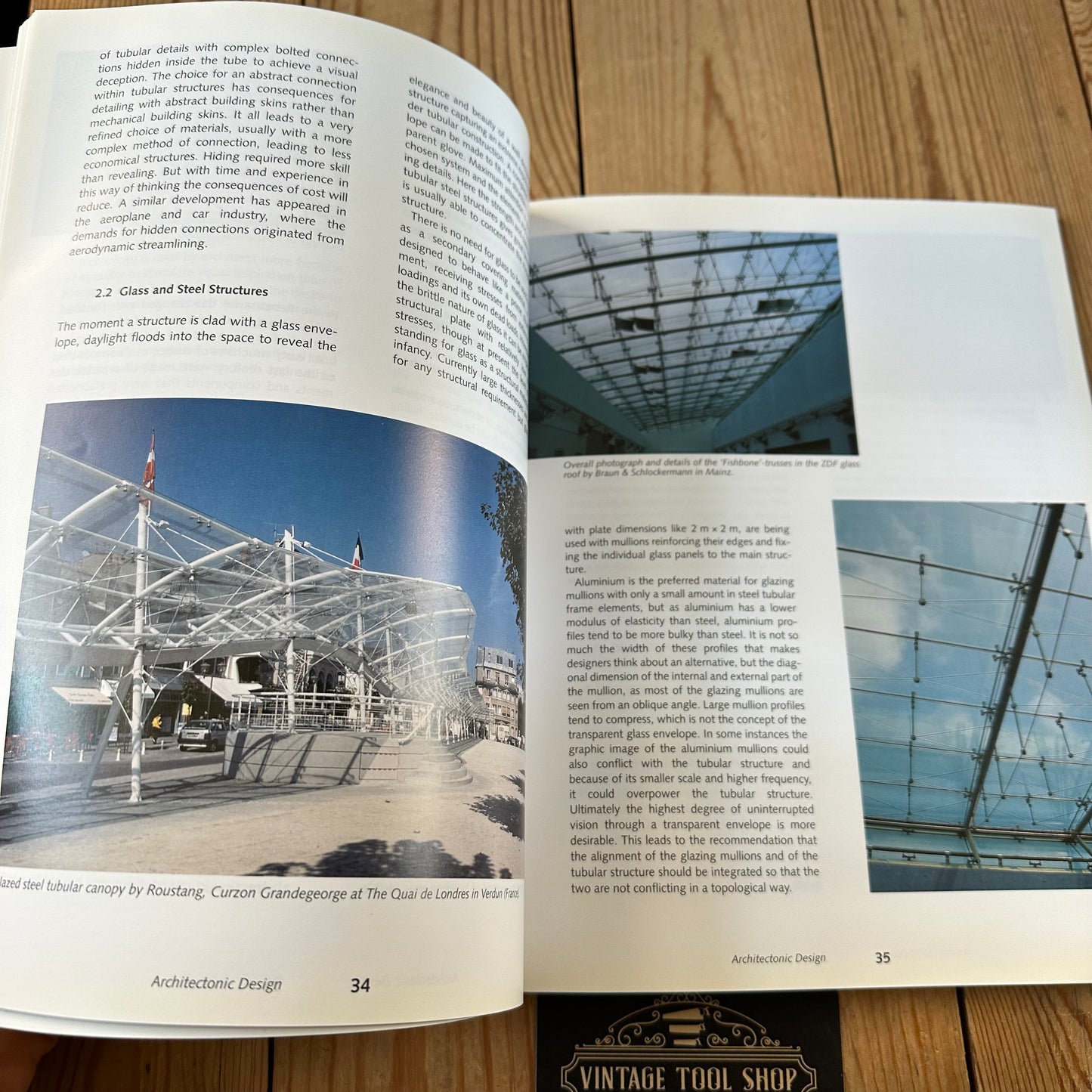 XBN168 Vintage BOOK TUBULAR STRUCTURES IN ARCHITECTURE by Prof Dr M.Eekhout