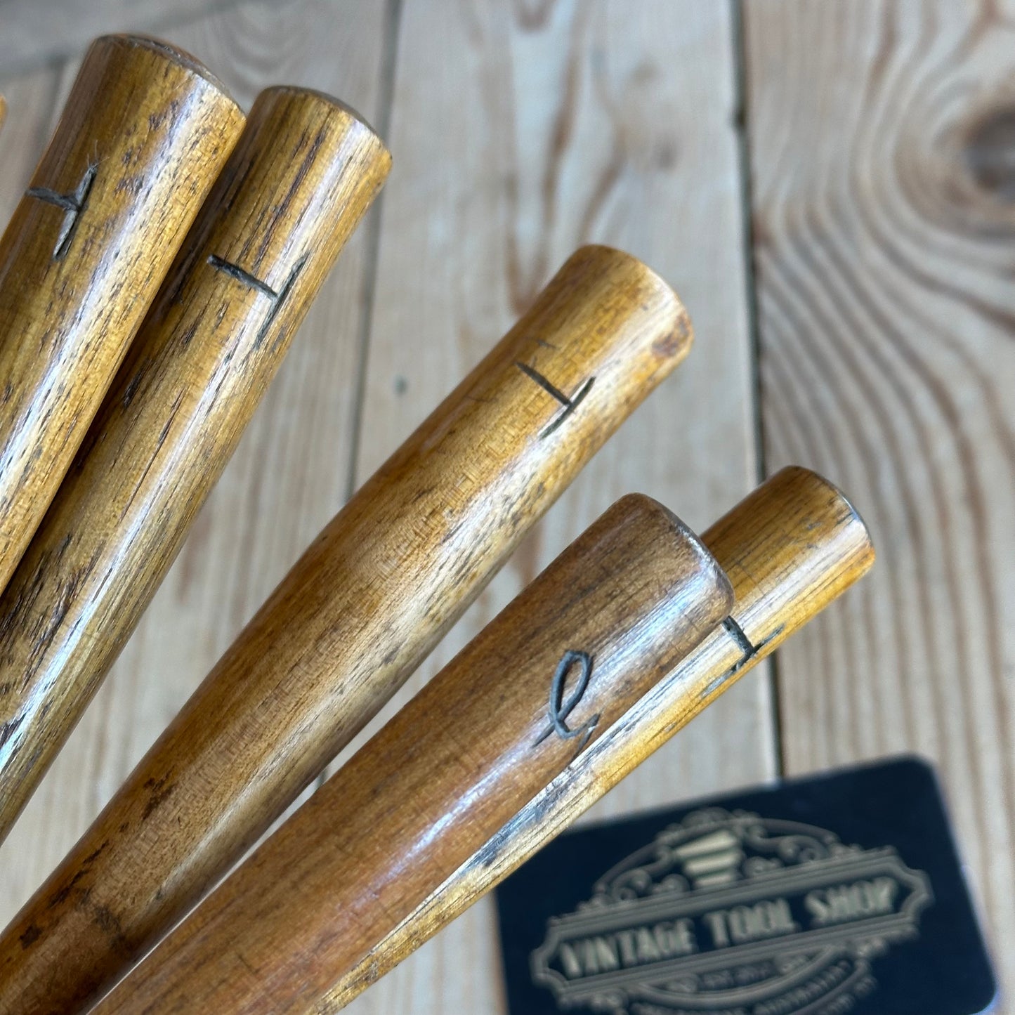 D1920 COOL! Vintage set of 8 x Carving CHISELS