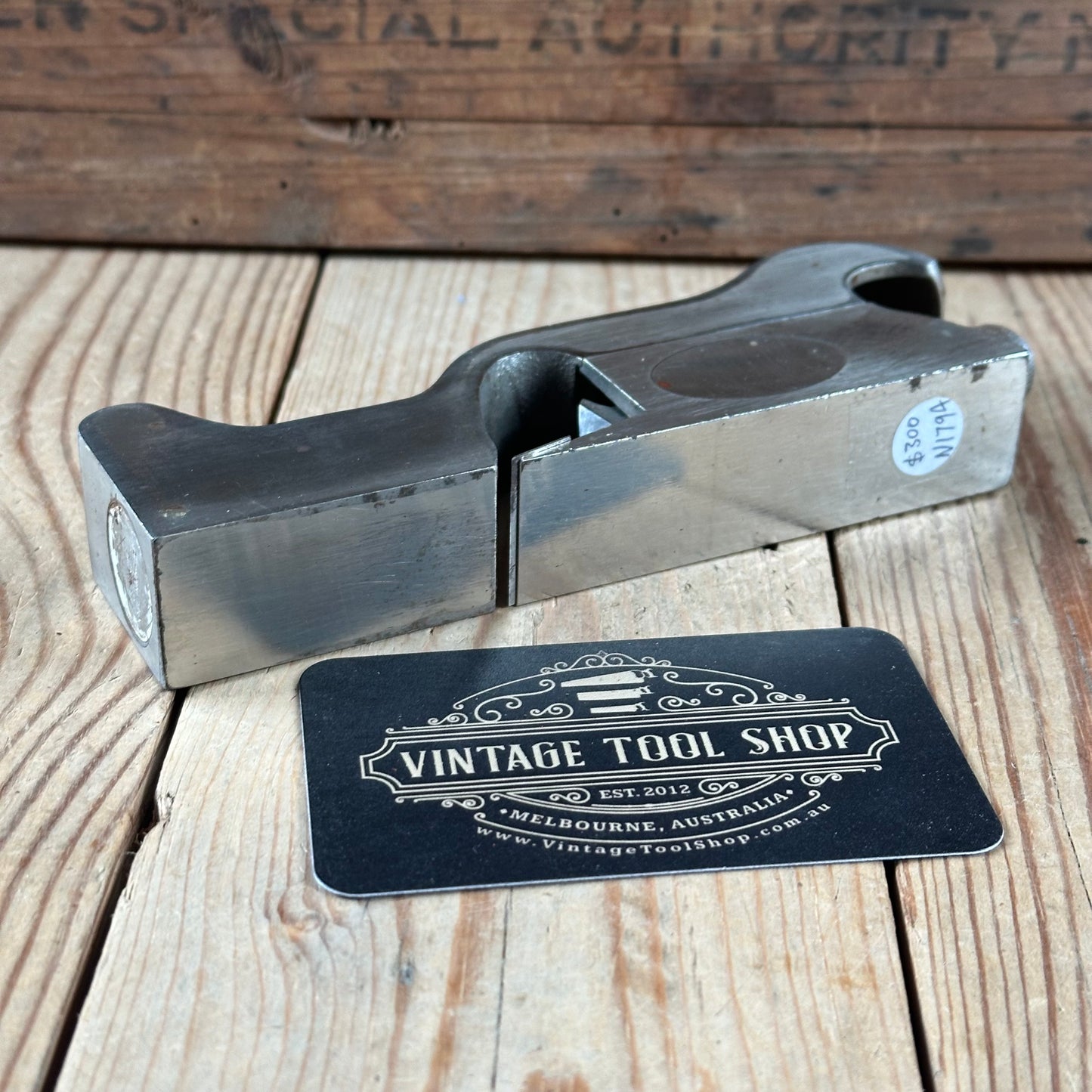 N1794 Vintage STANLEY England No.93 Rabbet REBATE Shoulder CHISEL PLANE