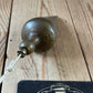 H2524 Vintage large brass TEARDROP PLUMB BOB