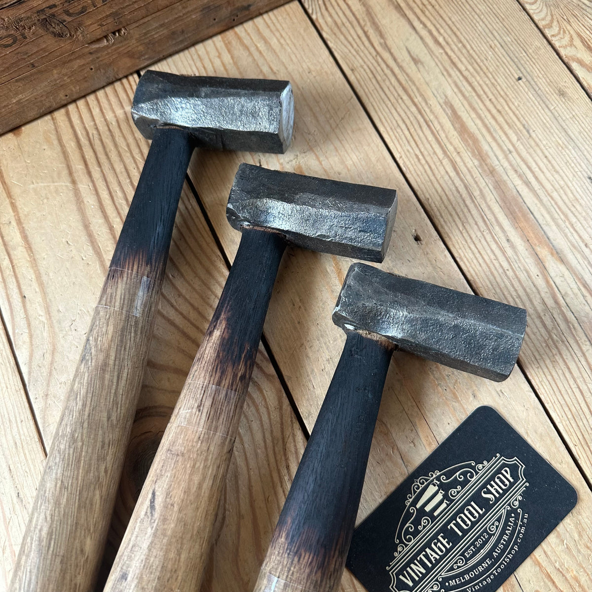 JMB Blacksmith made LARGE HAND FORGED 1045 steel DOG HEAD HAMMERS. Made by Jacob Marcus BONESAW