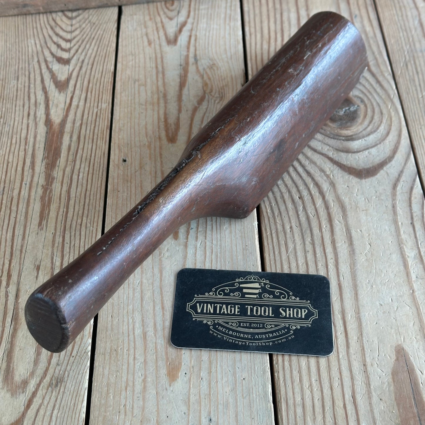 H2372 Vintage Lead DRESSING STICK plumbers mallet