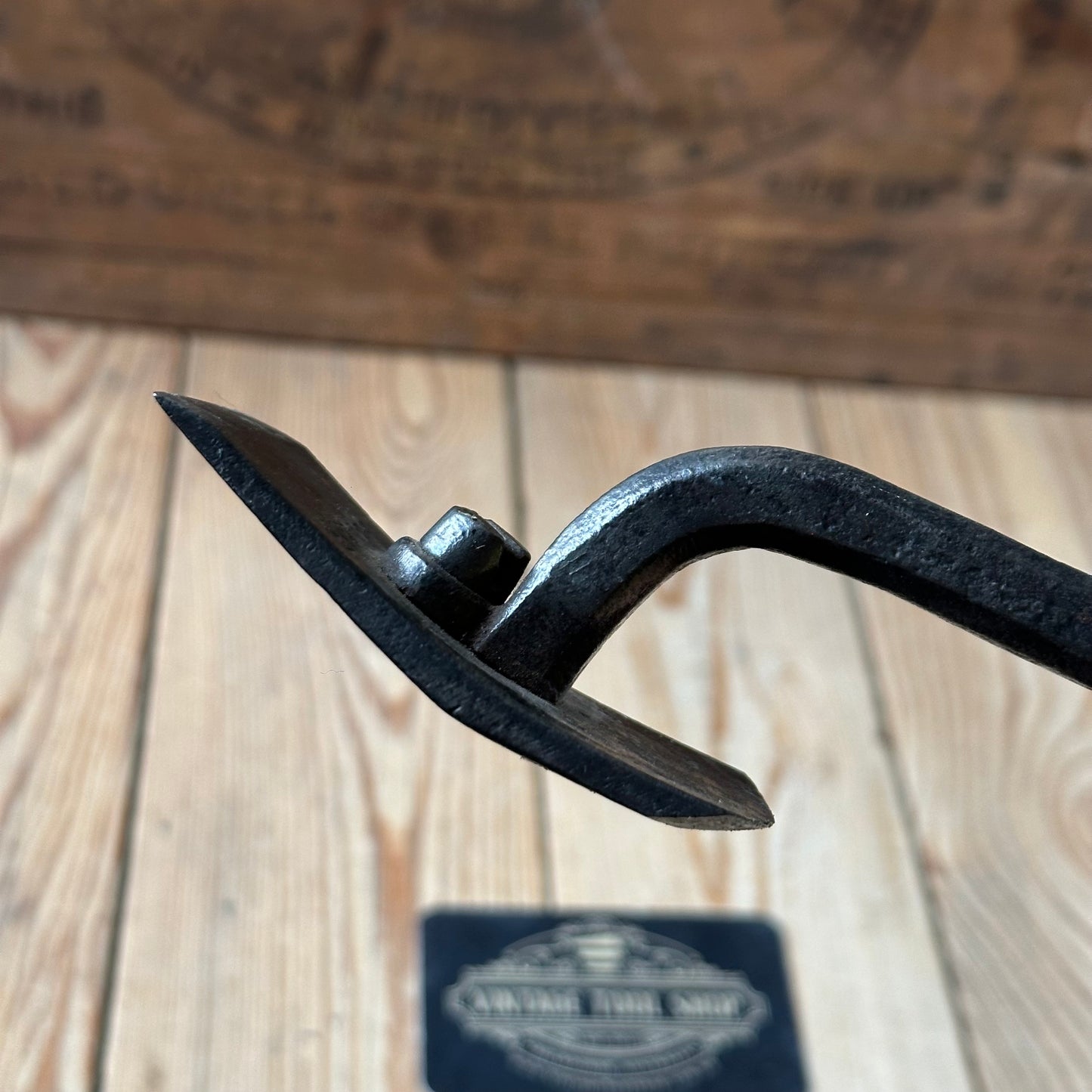 SOLD. Y1729 Antique FRENCH Coopers CURVED barrel SCRAPER chair makers tool