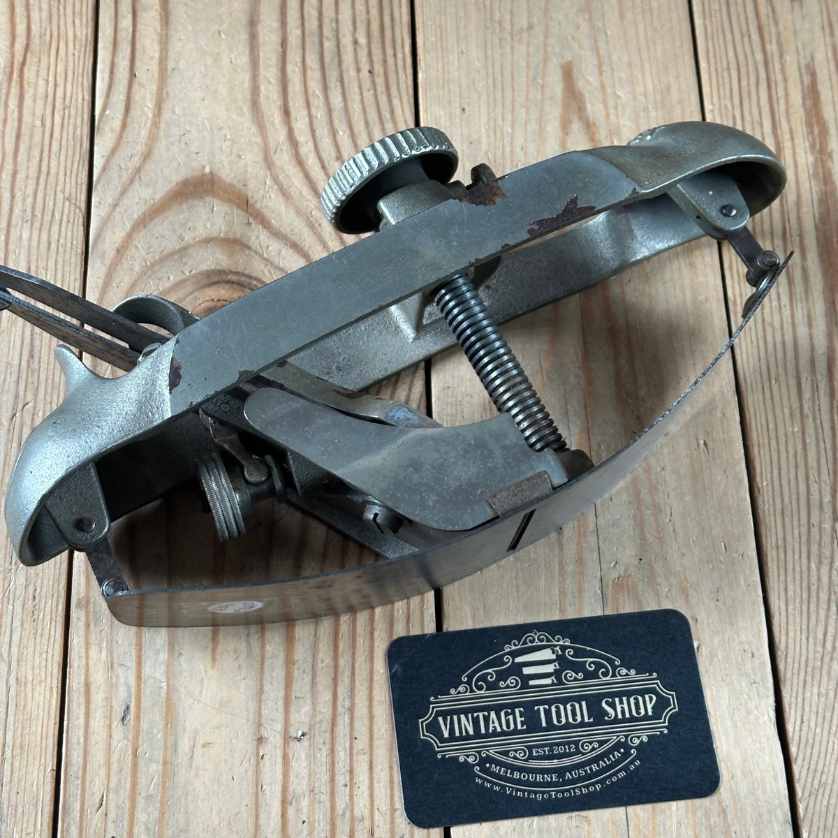H2613 AWESOME ! Vintage STANLEY USA No:20 VICTOR Compass CIRCULAR Plane