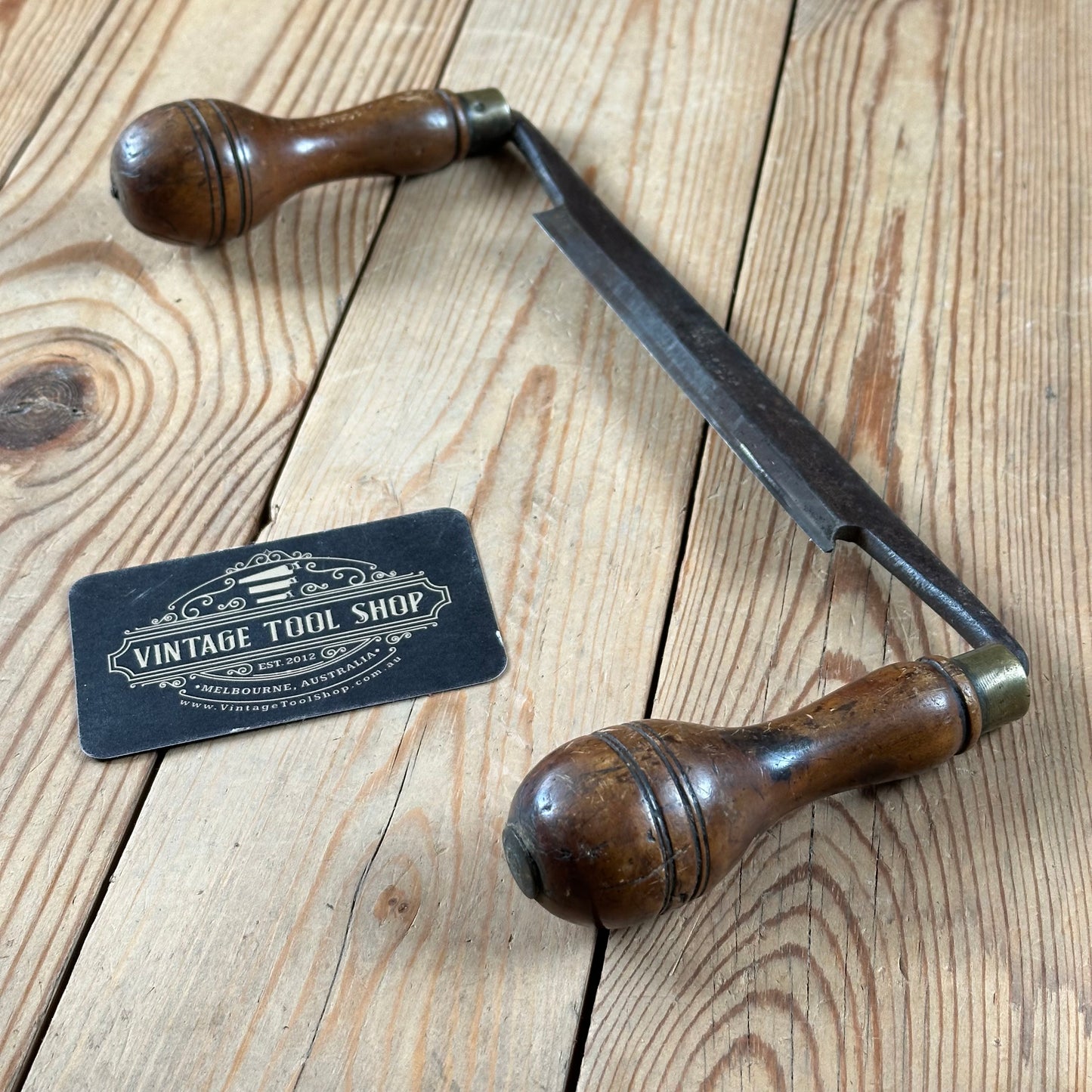 H2426 ELEGANT! Vintage small JAMES HOWARTH Sheffield England 6” DRAWKNIFE Wood Shaving Draw Knife