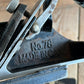 N606 Vintage STANLEY Canada SWEETHEART No.78 Duplex RABBET rebate plane