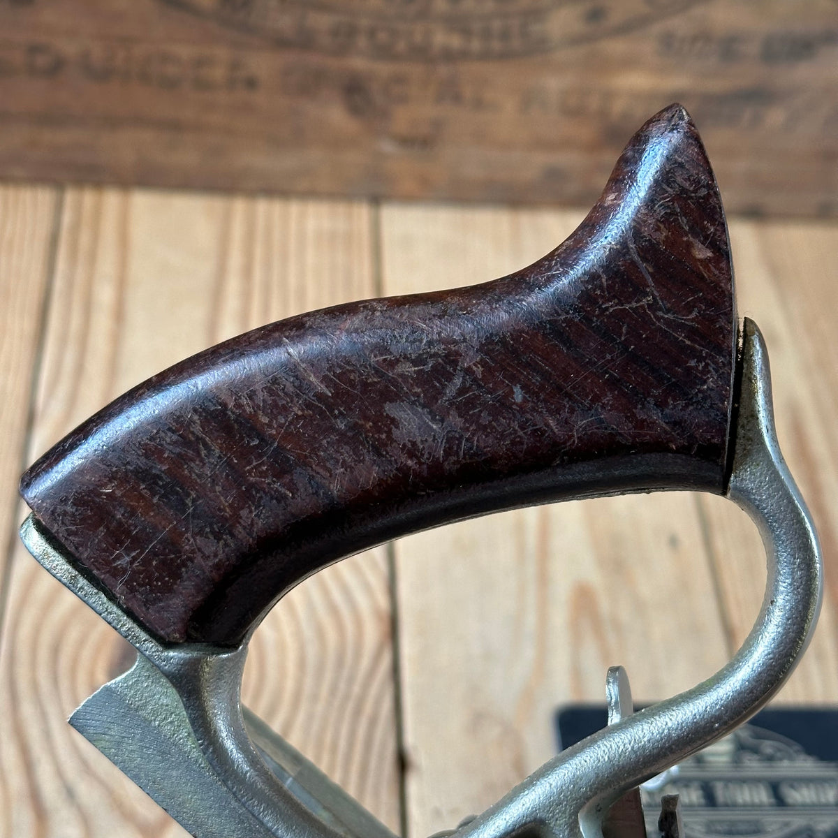 H2648 Vintage STANLEY England No.50 plough Plow PLANE Rosewood Handle 17 cutters