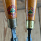 H2004 Vintage 2 x MARPLES England Bevel CHISELS Boxwood Handles