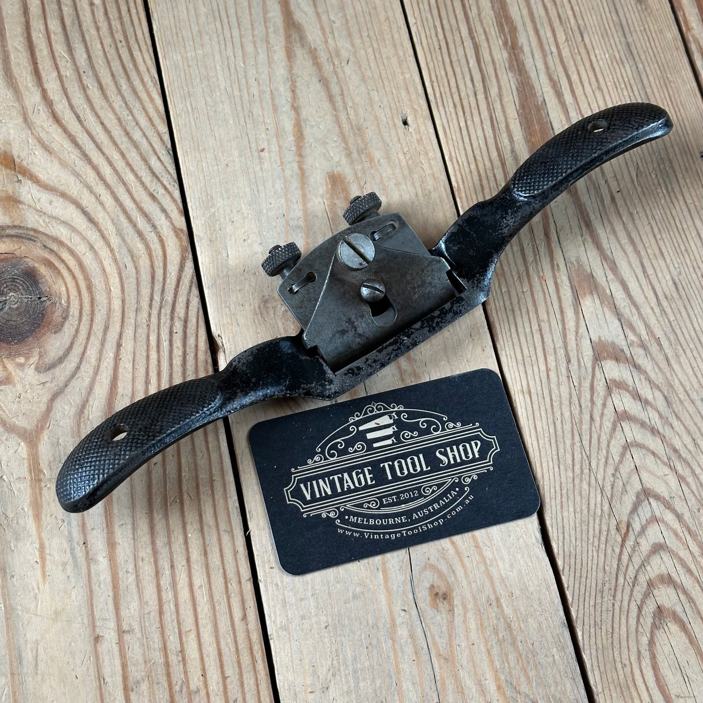N1806 Vintage STANLEY England No.151R CONVEX curved adjustable SPOKESHAVE