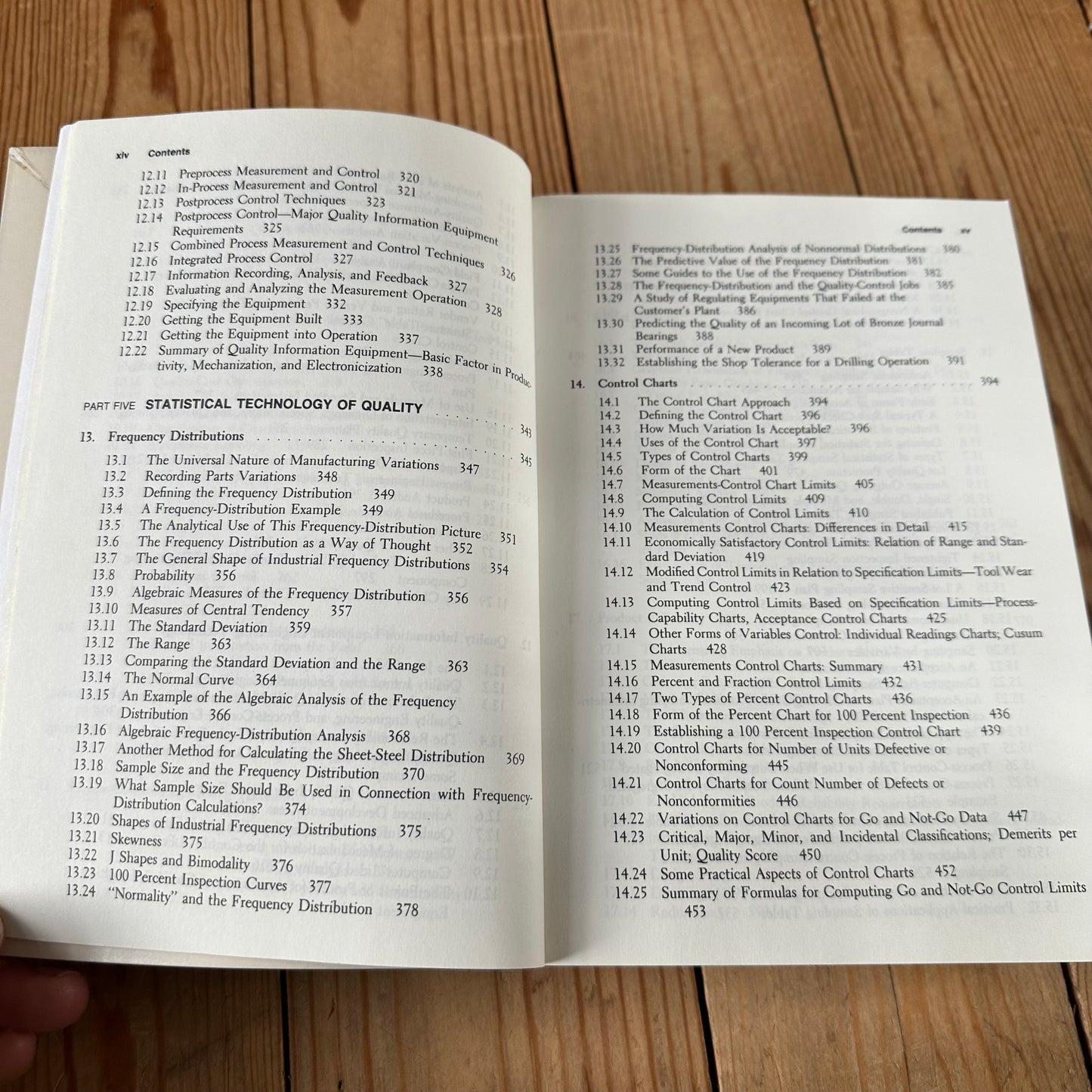 XBN45 Vintage BOOK on Total Quality Control 3rd Edition by A.V.Feigenbaum