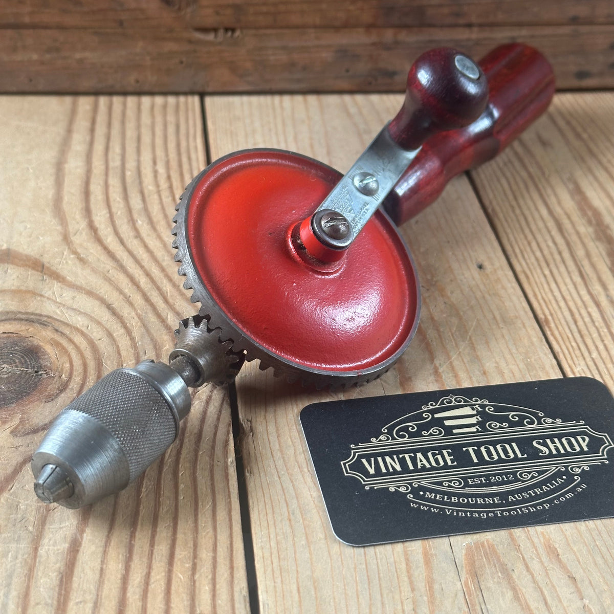 H2649 Vintage MILLERS FALLS USA No.2500 eggbeater hand DRILL