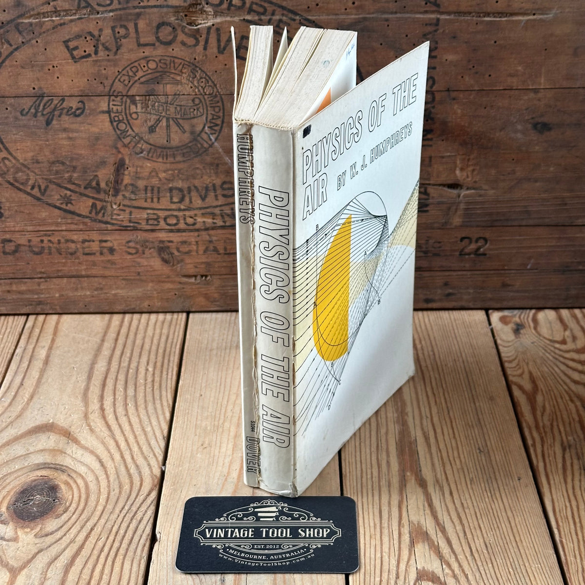 N2016 Vintage 1964 BOOK PHYSICS of the AIR by W.J.Humphreys