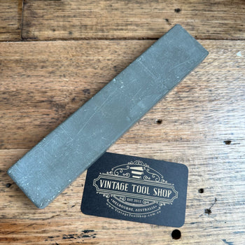 A385 Vintage rare 8” GREEN German THURINGIAN slate Razor HONE sharpening stone waterstone