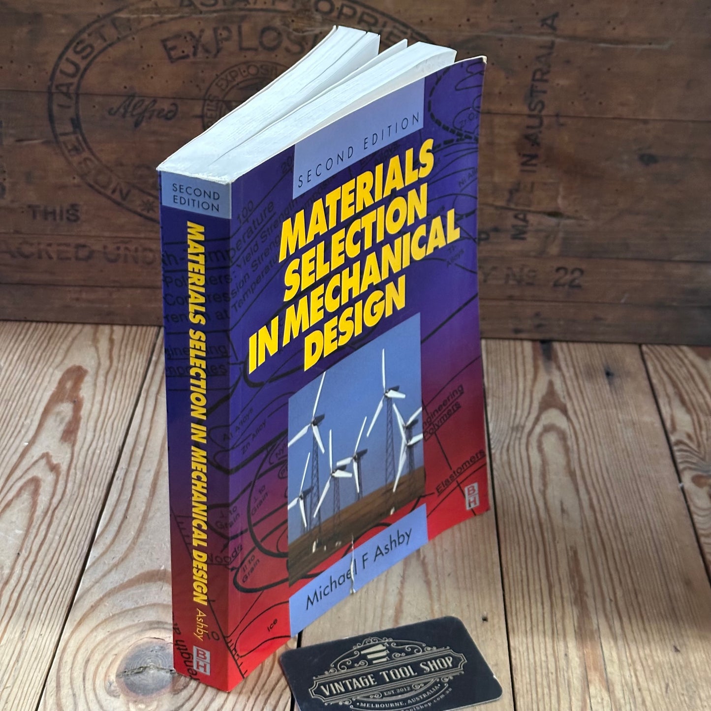 XBN88 Vintage BOOK MATERIALS SELECTION in Mechanical Design by M.F.Ashby