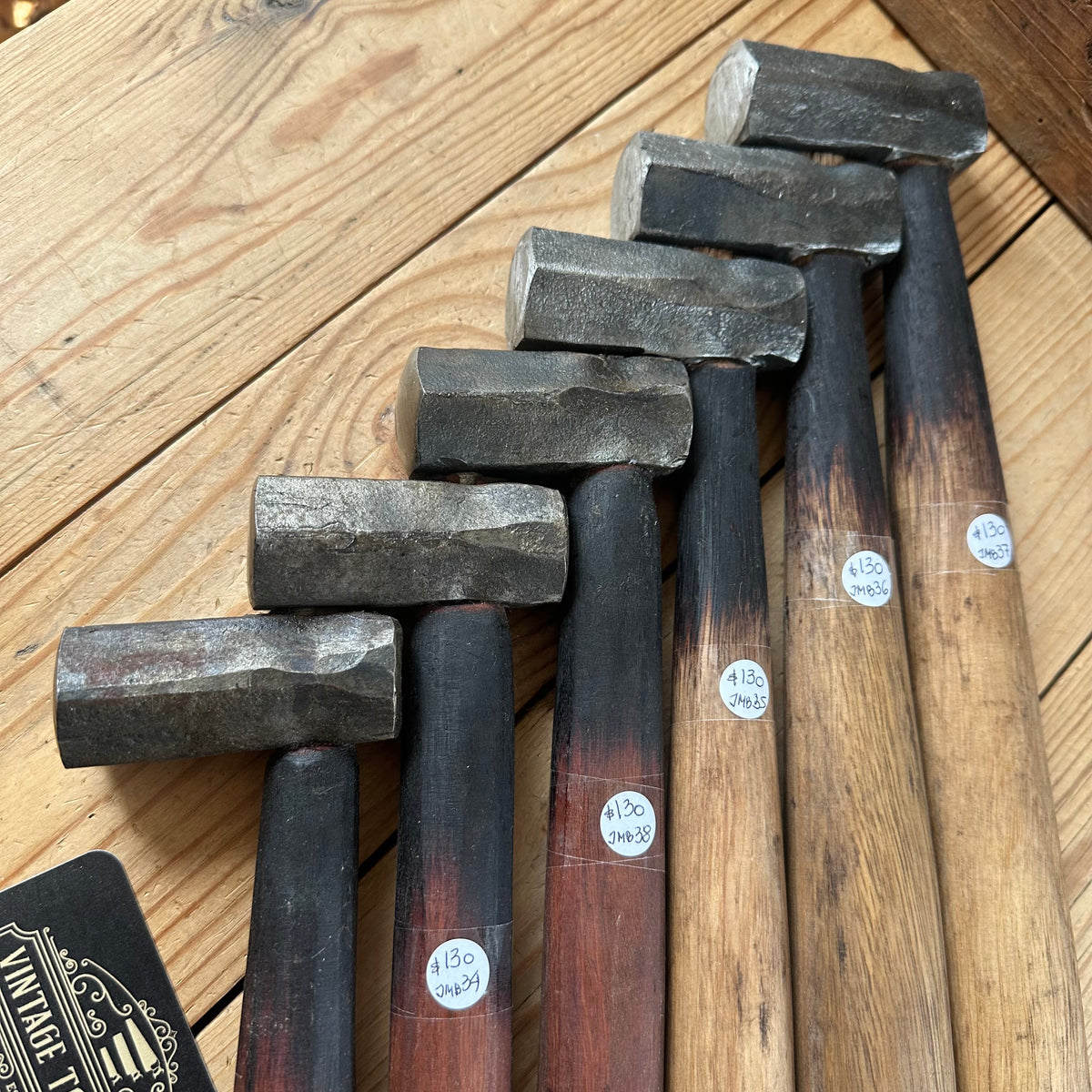 JMB Blacksmith made LARGE HAND FORGED 1045 steel DOG HEAD HAMMERS. Made by Jacob Marcus BONESAW