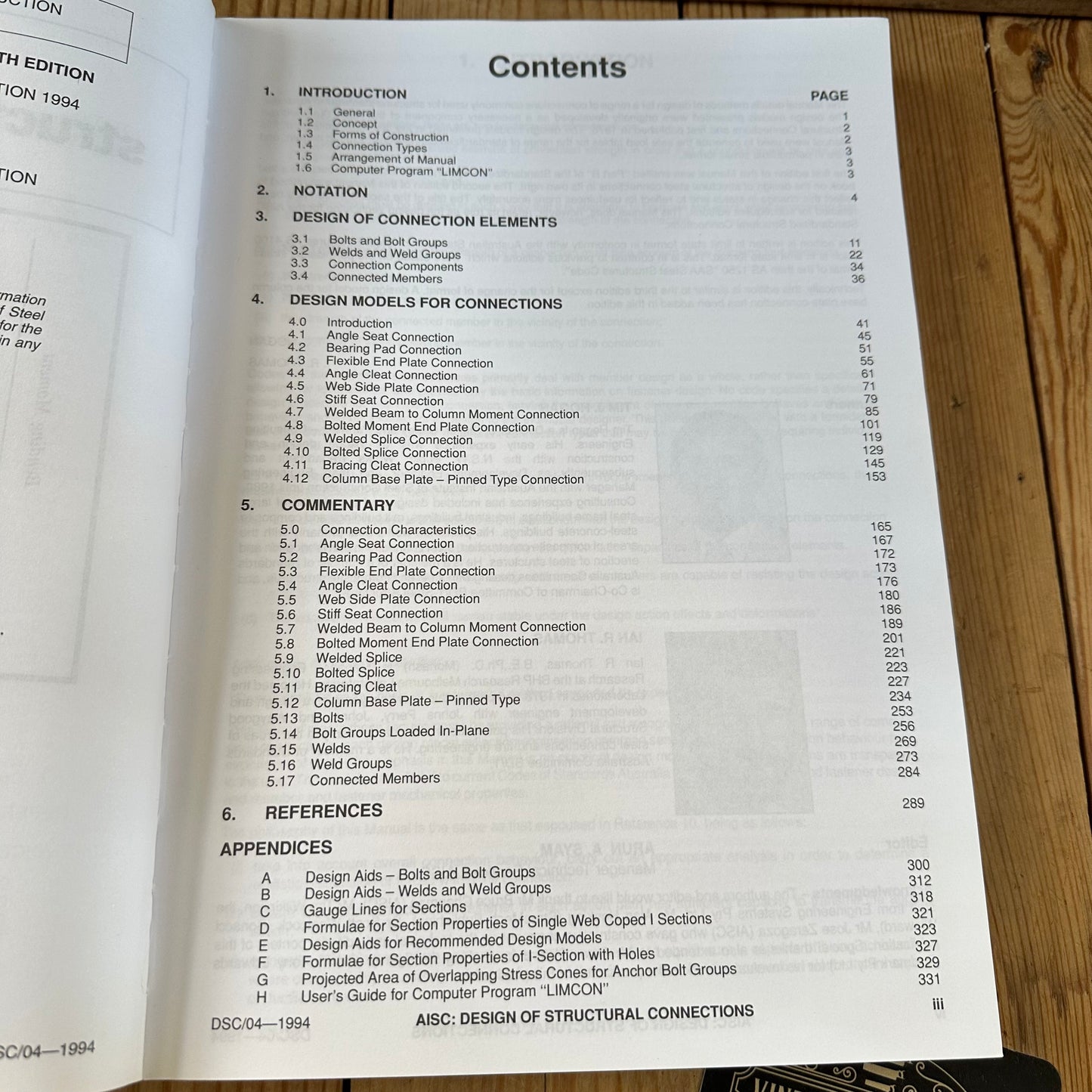 XBN184 Vintage 1994 BOOK DESIGN of STRUCTURAL CONNECTIONS 4th edition by T.J.Hogan & I.R.Thomas