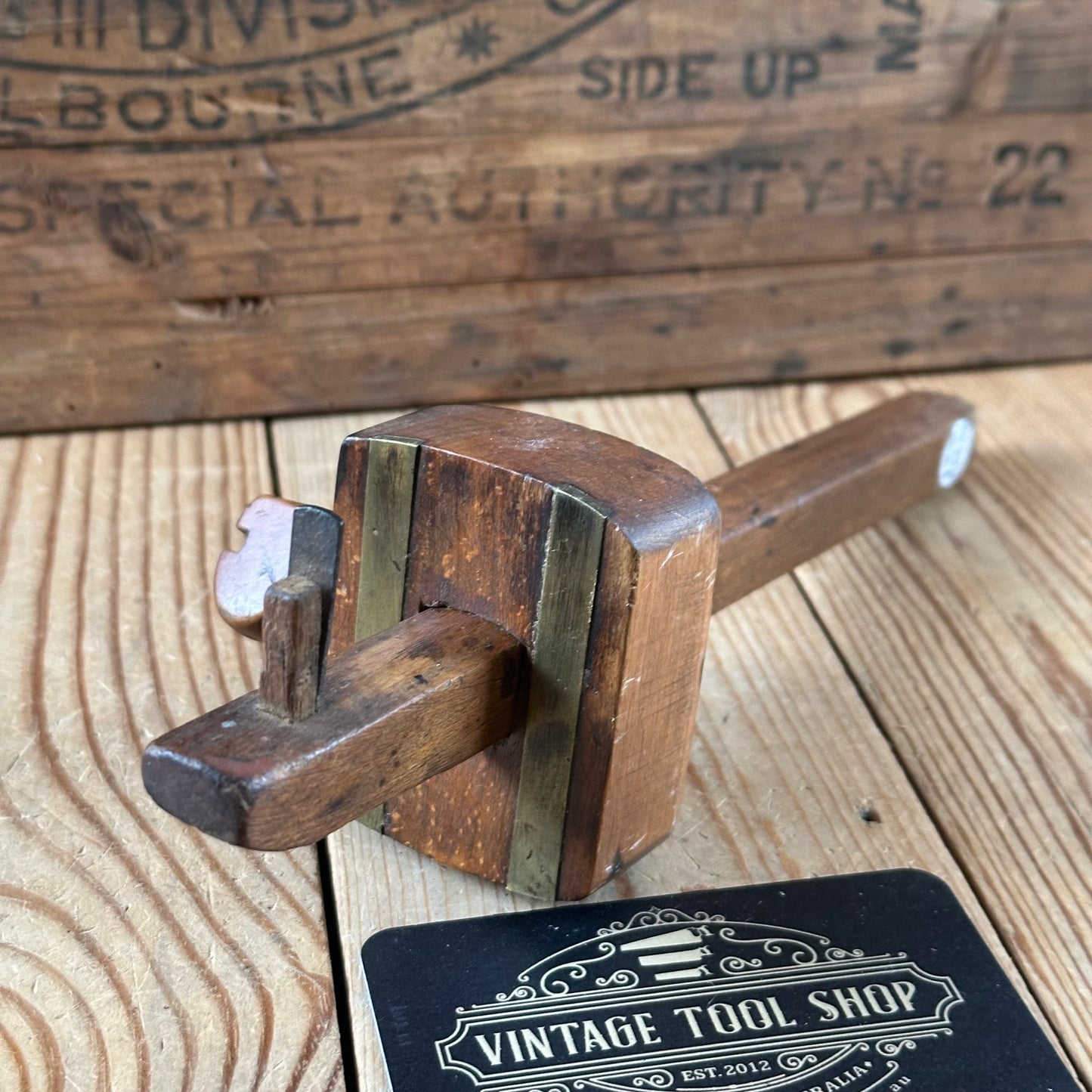 H2436 Vintage RUSTIC Slitting marking GAUGE