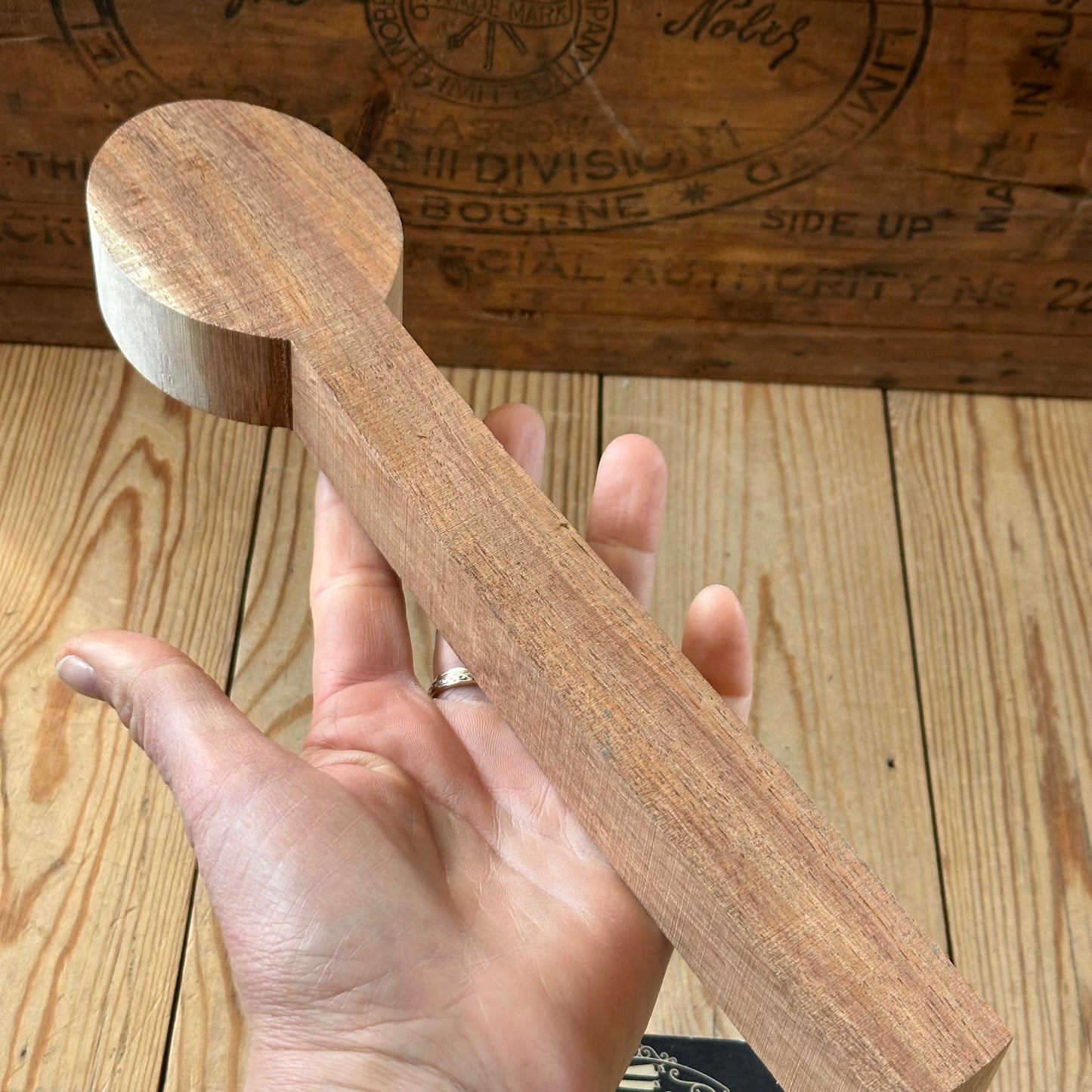NEW! Challenge! 1x Tasmanian BLACKWOOD whittling SPOON carving BLANK