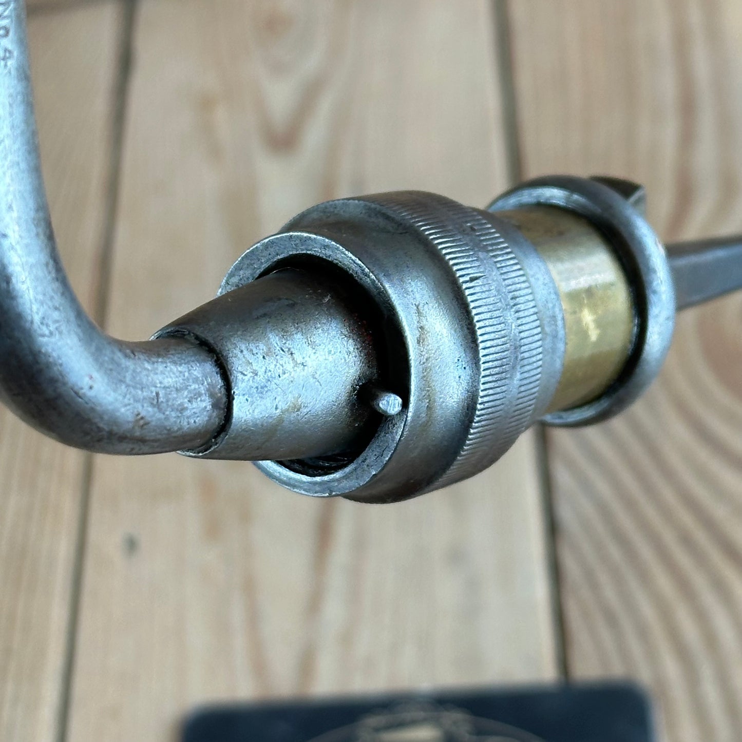 SOLD. H2007 EARLY! Antique 1867-1878 MILLERS FALLS USA No.4 ROSE CHUCK BRACE DRILL