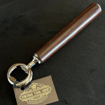 VTS9 NEW! Melbourne made Indian ROSEWOOD wooden handle BOTTLE OPENER