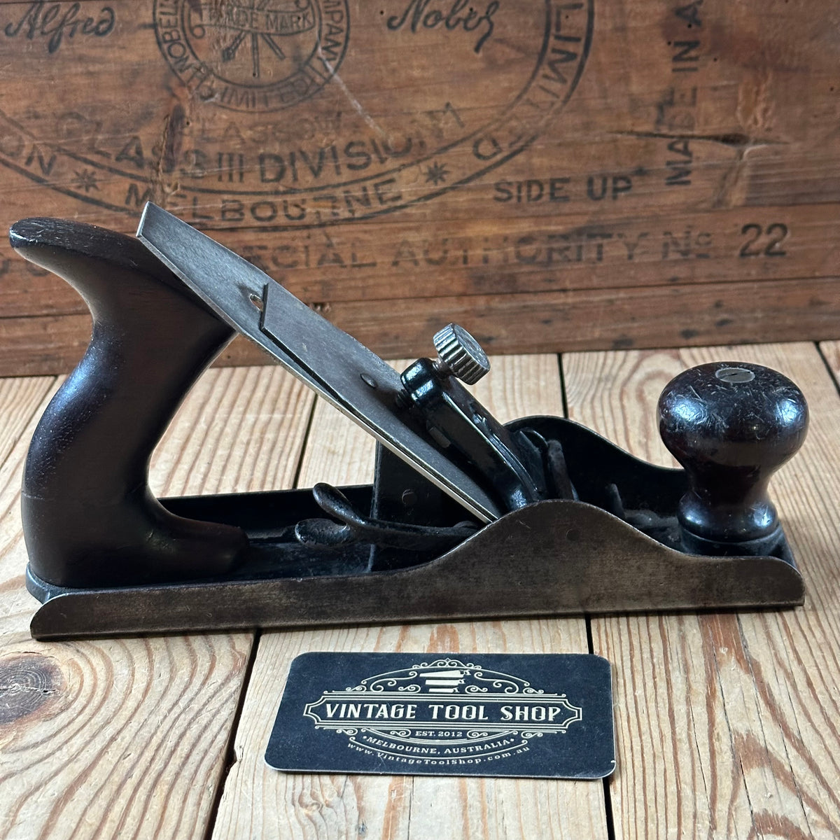 T5584 Antique 1907-1918 STANLEY USA No.104 Liberty Bell PLANE