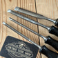 N1766 Vintage 4 x STANLEY Australia chisels