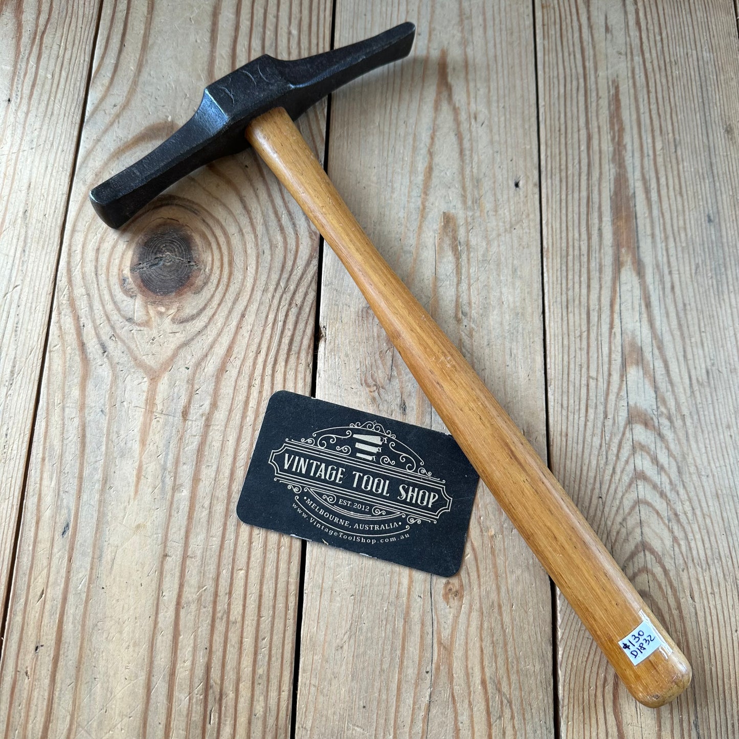 D1832 Vintage DOUBLE FACE Metalworking HAMMER