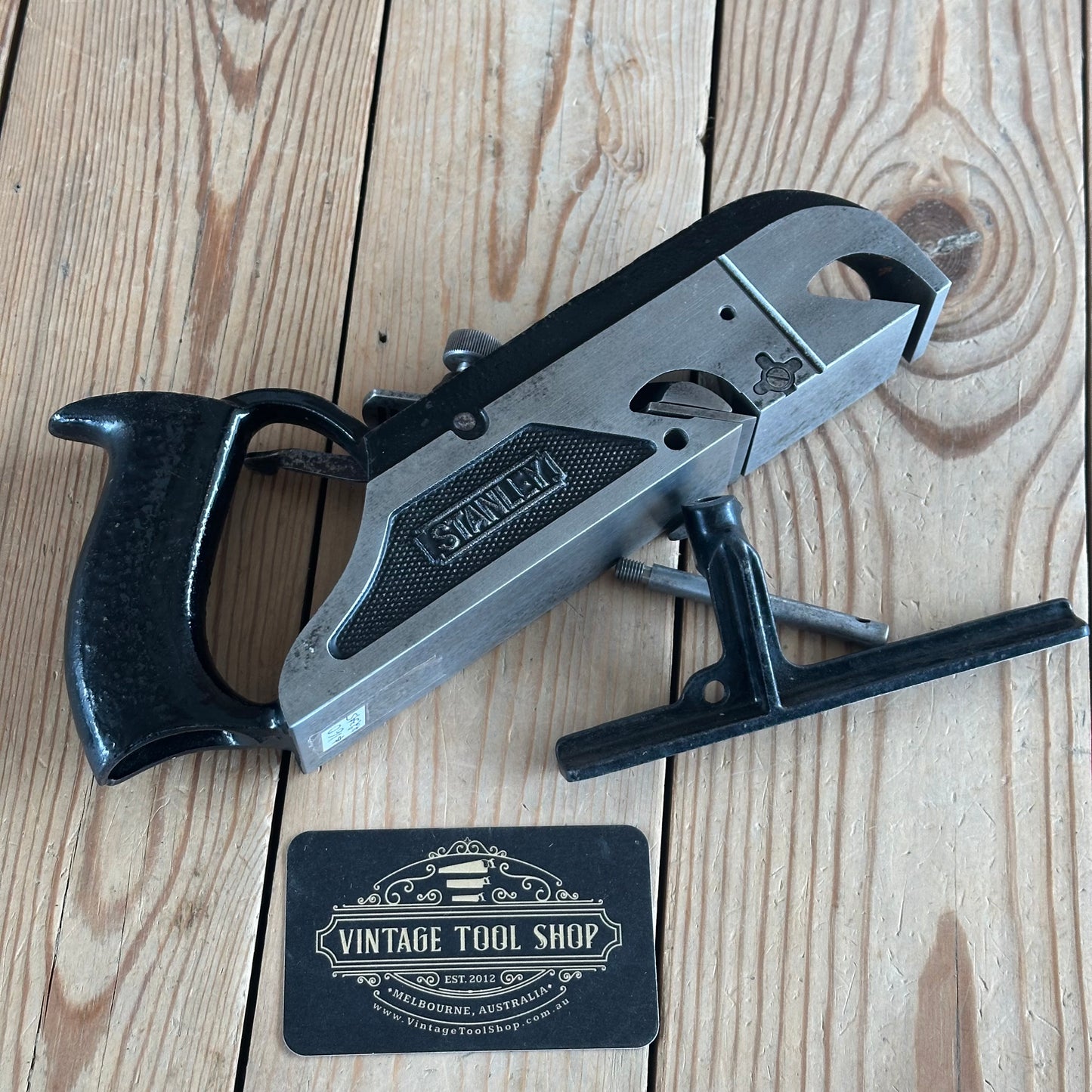 H2355 Vintage STANLEY USA Sweetheart No.78 Duplex RABBET rebate plane