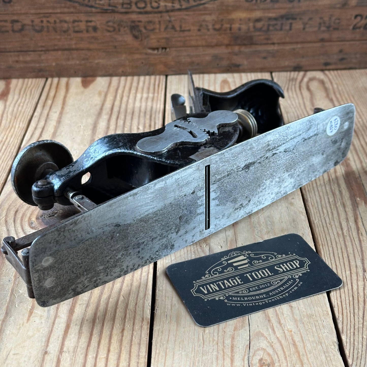 N1867 Antique STANLEY USA No.113 COMPASS Plane