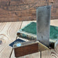 H2262 Vintage ELVICTA England ROSEWOOD & brass 6” SQUARE and Miter