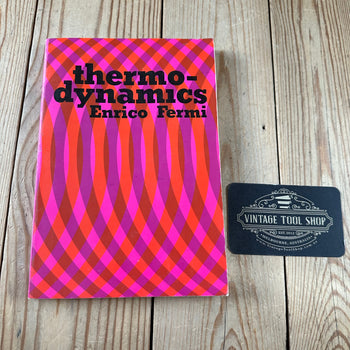XBN17 Vintage BOOK THERMODYNAMICS by Enrico Fermi
