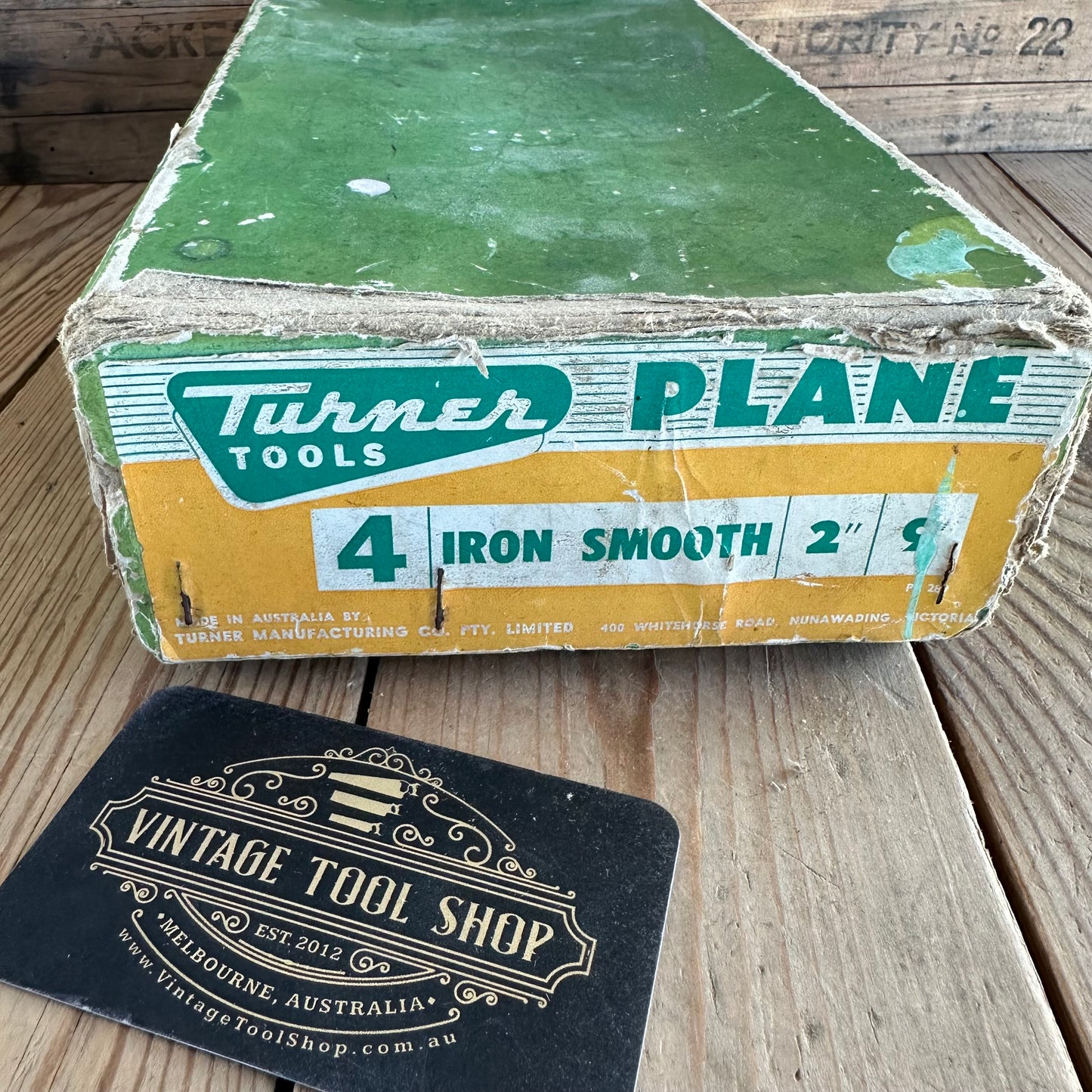 H1756 Vintage TURNER Australia No.4 smoothing PLANE IOB