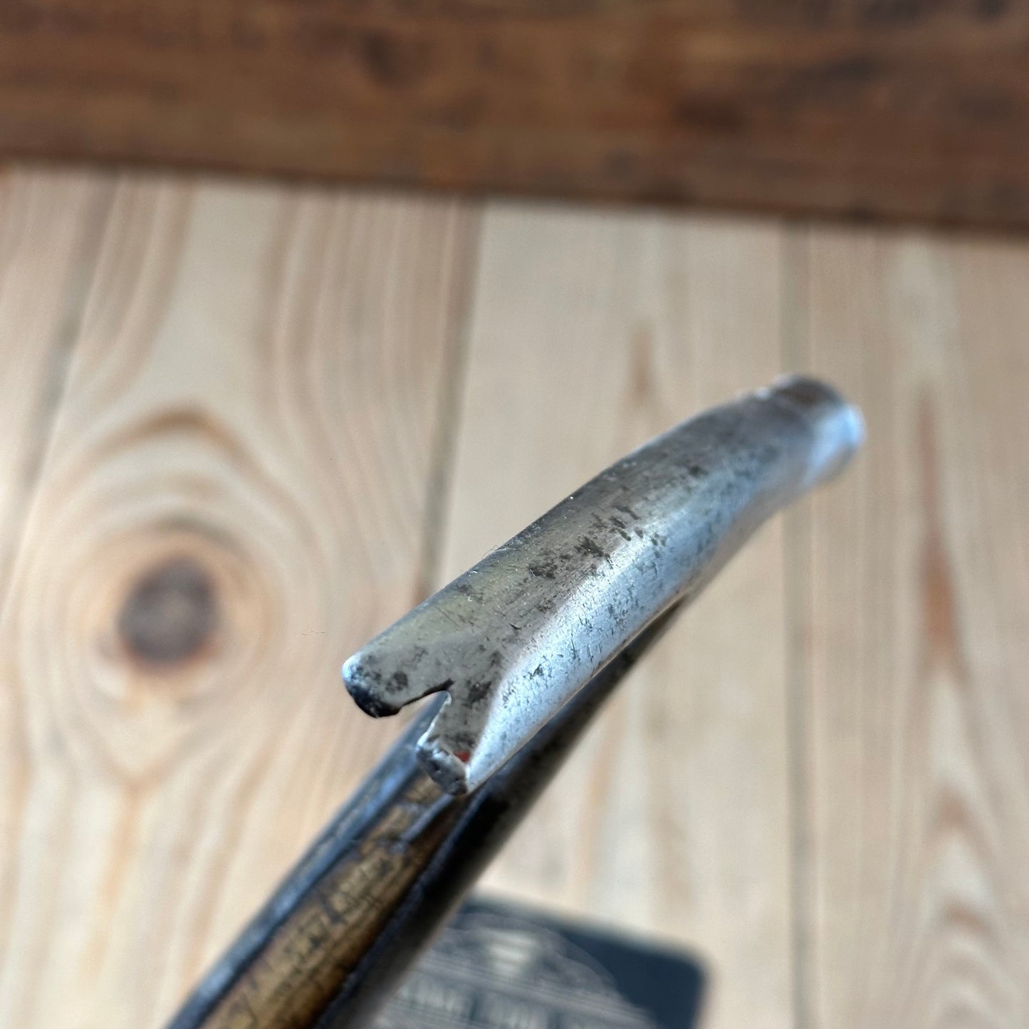 D2129 Vintage UPHOLSTERERS or SADDLERS HAMMER with a strapped head
