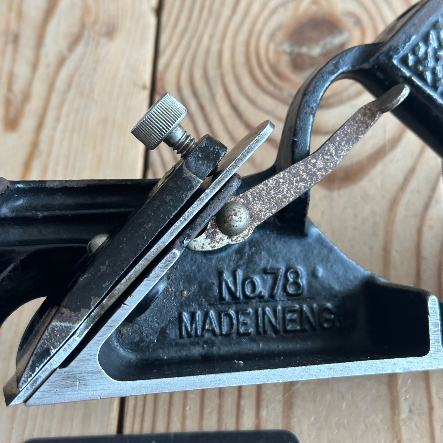 H2356 Vintage STANLEY England No.78 Duplex RABBET rebate plane