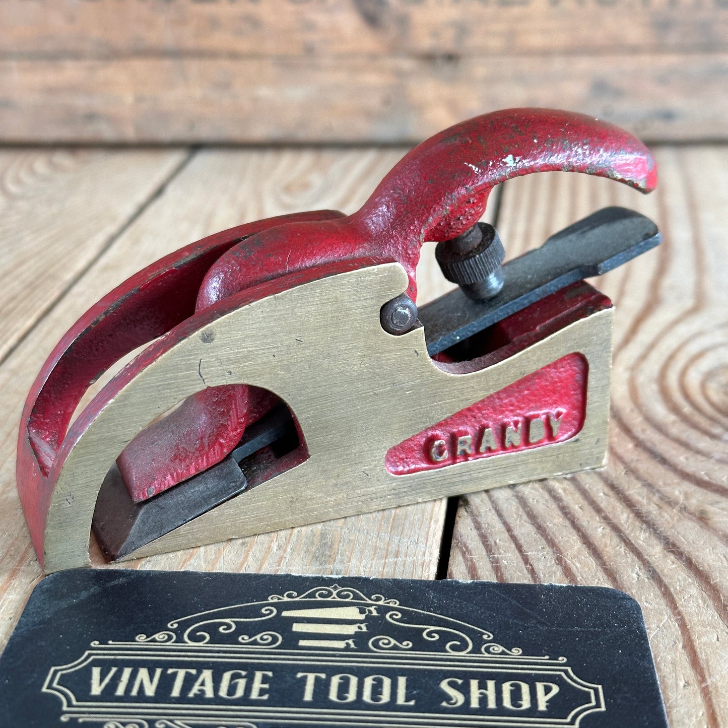 D1561 Vintage GRANBY English BRONZE Bullnose Rebate PLANE