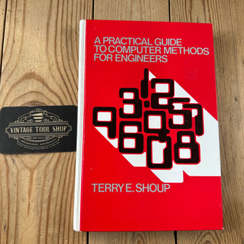 XBN131 Vintage BOOK A Practical Guide to Computer Methods for Engineers by T.Shoup