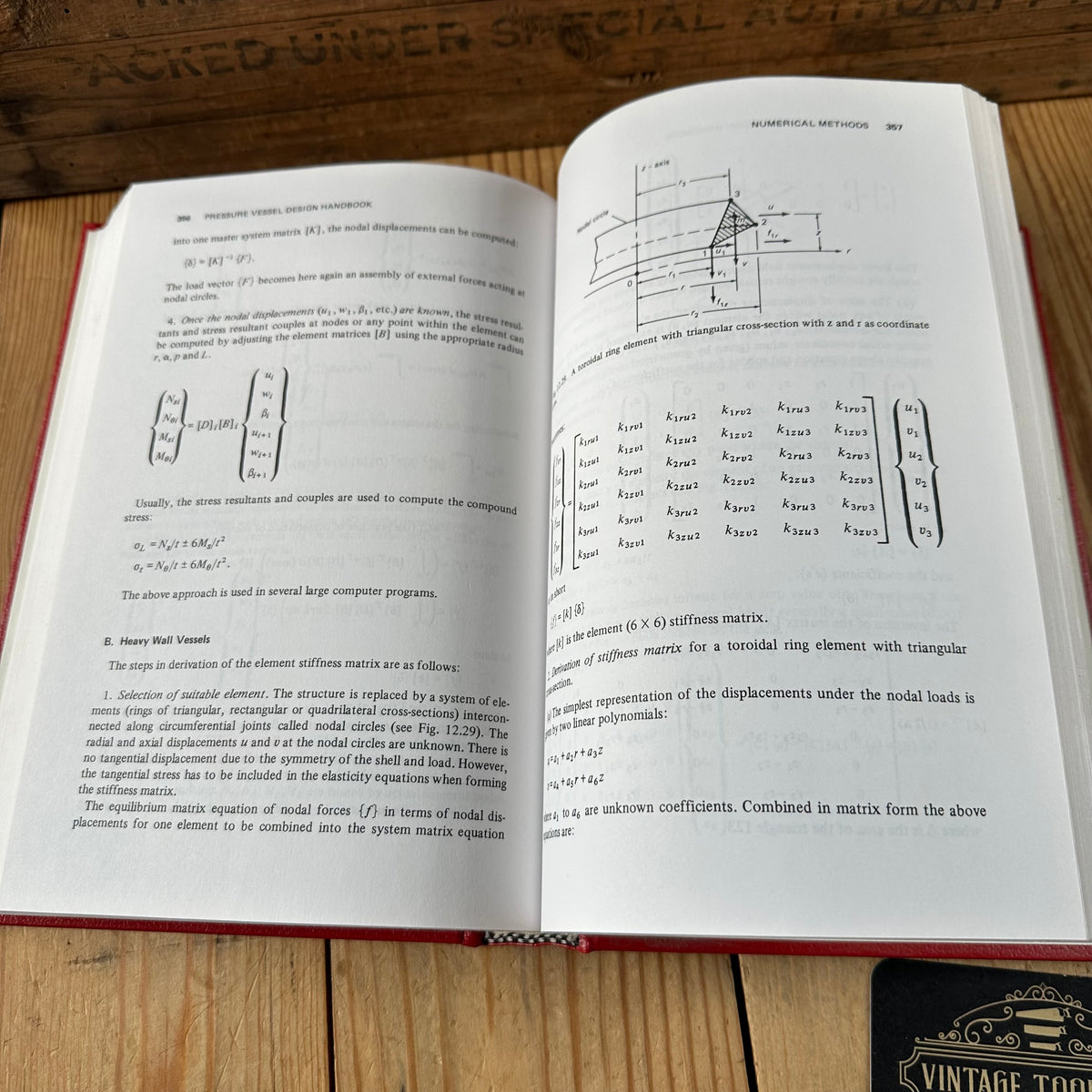 N2026 Vintage 1986 BOOK PRESSURE VESSEL DESIGN HANDBOOK 2nd edition by H.H.Bednar