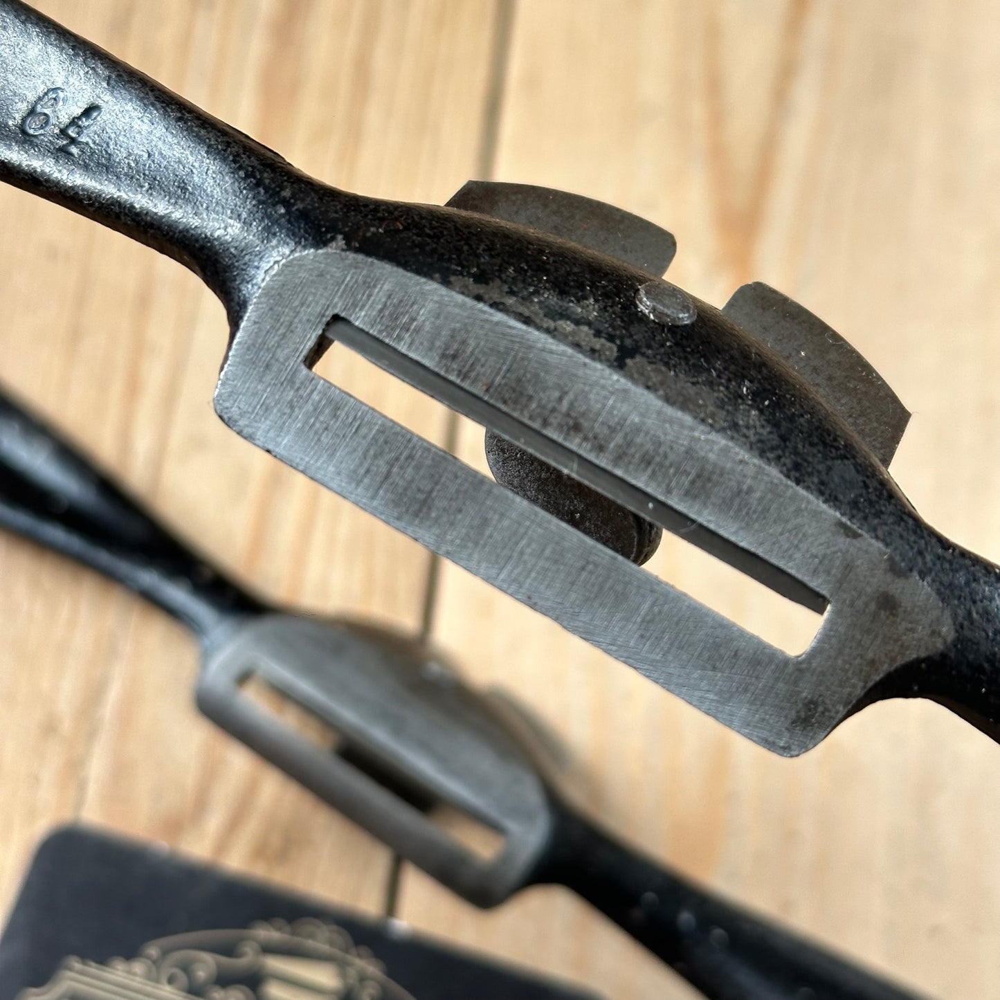 H2390 Vintage pair of No.64 FLAT & No.63 CONVEX curved base SPOKESHAVES