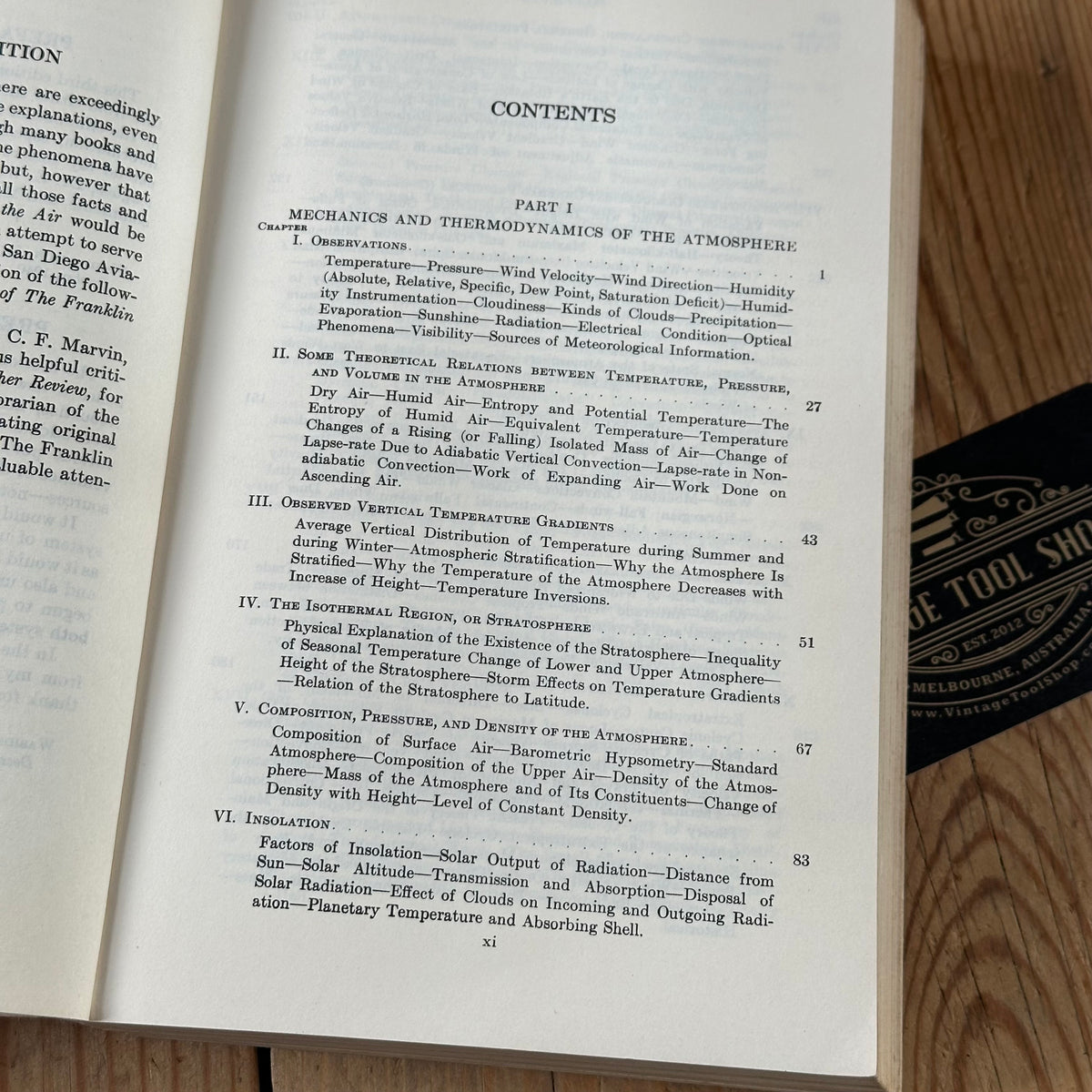 N2016 Vintage 1964 BOOK PHYSICS of the AIR by W.J.Humphreys