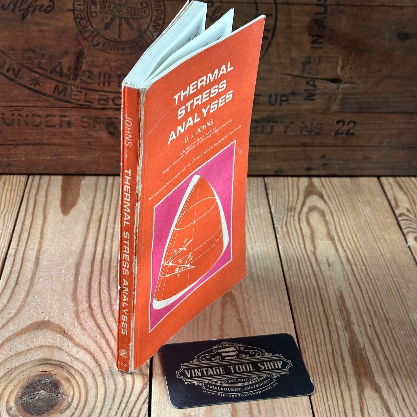 XBN155 Vintage BOOK THERMAL STRESS ANALYSIS by D.J.Johns