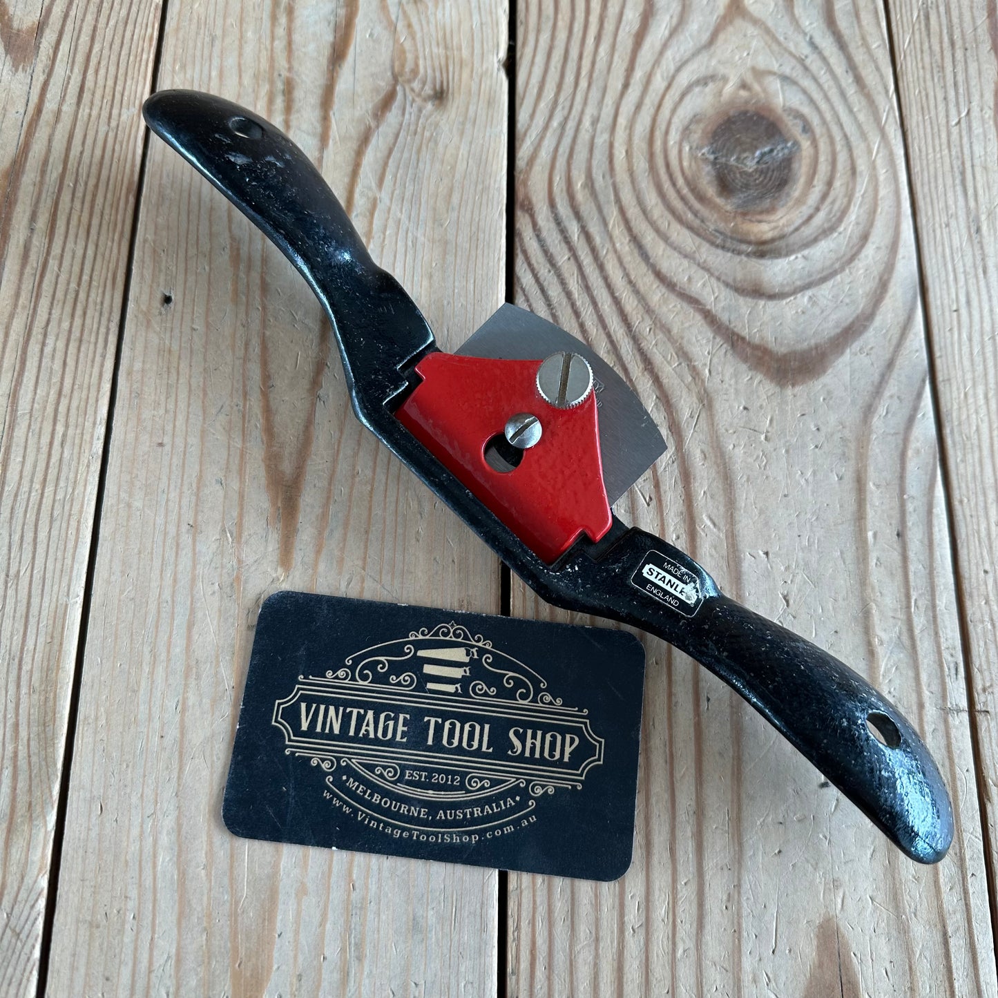 N889 Vintage STANLEY England No.51R CONVEX adjustable SPOKESHAVE